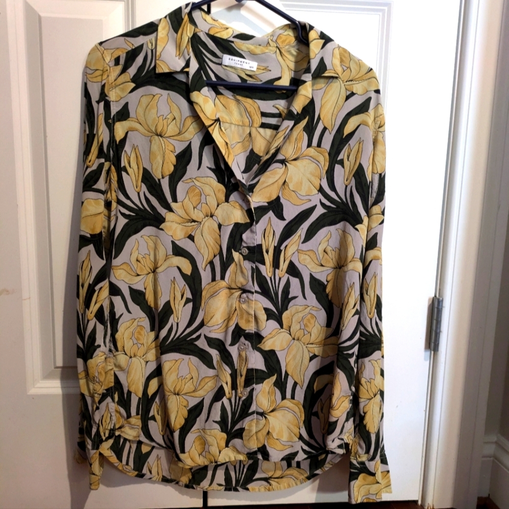 Equipment silk blouse